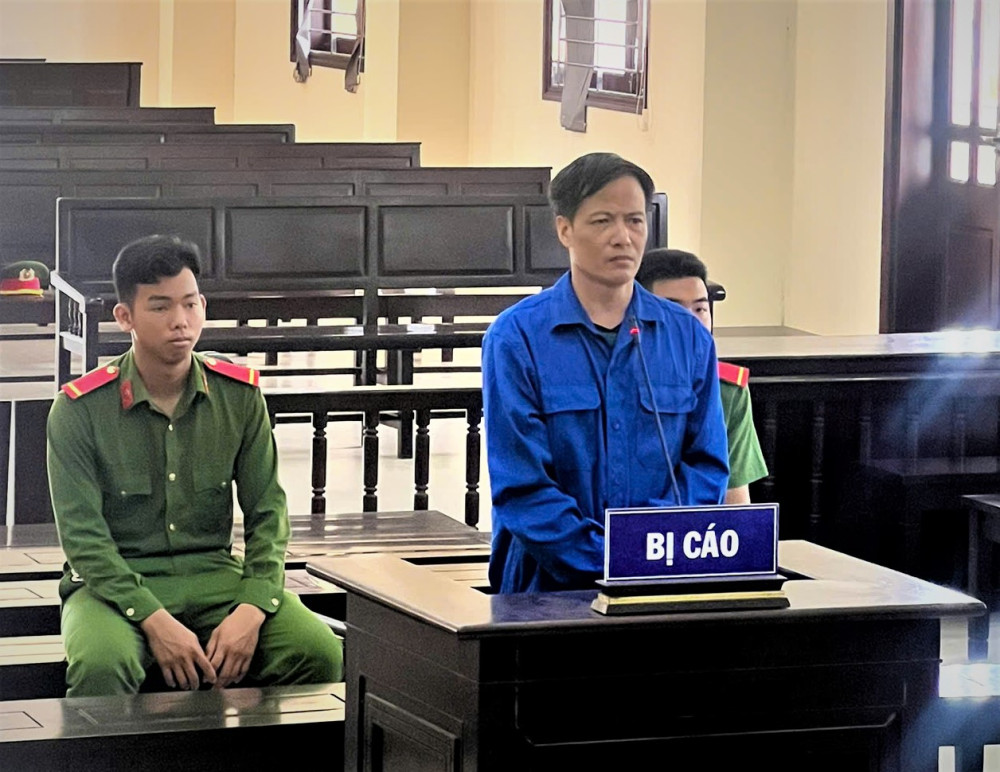 Bị cáo Nguyễn Văn Dương tại phiên tòa xét xử
