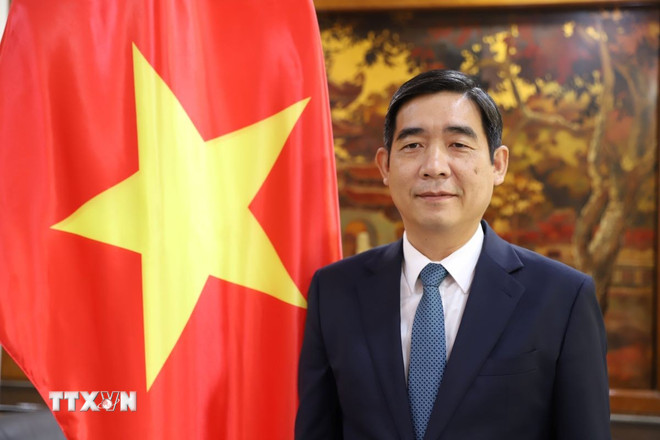 Đại sứ Việt Nam tại Thái Lan Phạm Việt Hùng. (Ảnh: Huy Tiến/TTXVN)