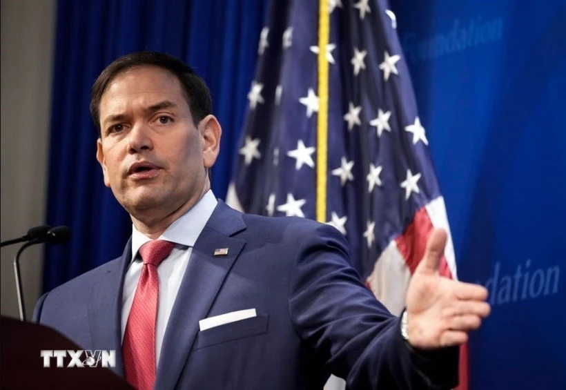 Ngoại trưởng Mỹ Marco Rubio. (Ảnh: Getty Images/TTXVN)
