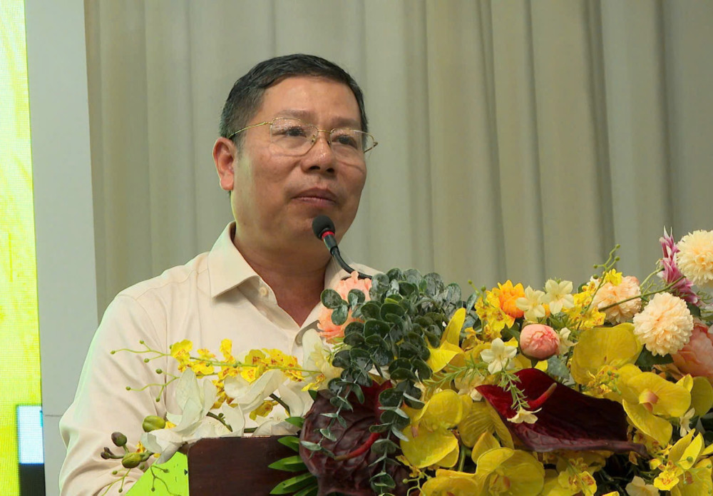 Phó Giám đốc Sở Nội vụ - Nguyễn Đại Tánh ghi nhận nỗ lực của các địa phương trong việc đưa người lao động đi làm việc ở nước ngoài theo hợp đồng