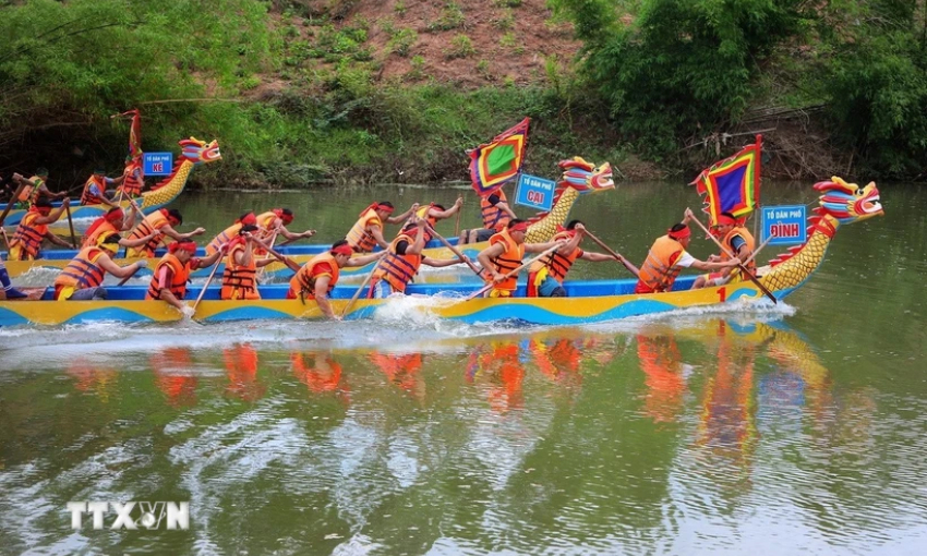 Lễ hội bơi chải An Châu trở thành Di sản Văn hóa Phi vật thể cấp quốc gia