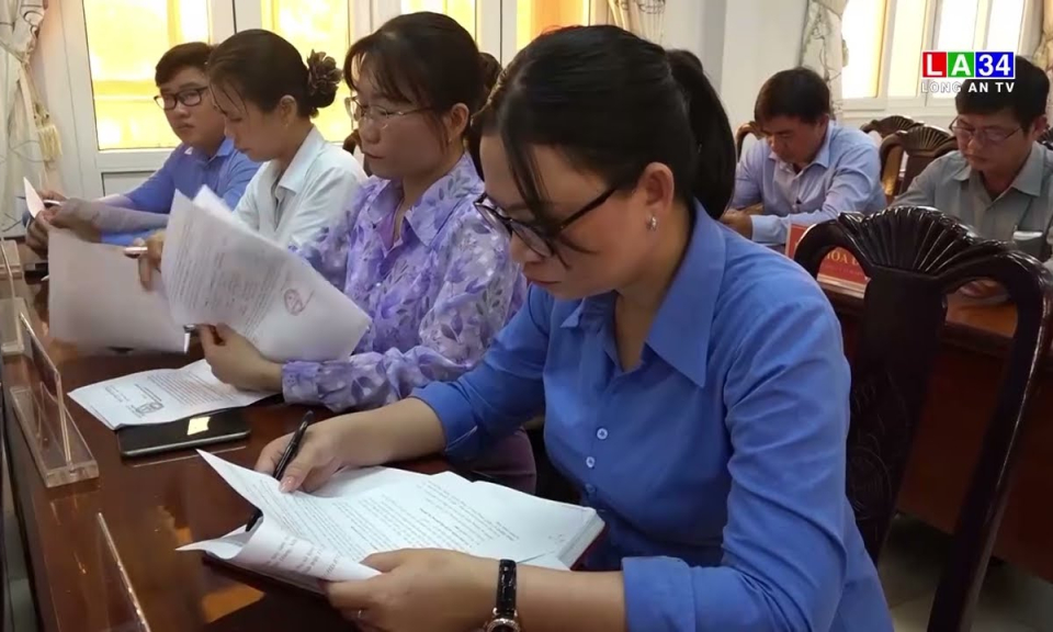 Kiến Tường thống nhất Đề án thành lập 3 Đảng bộ cấp xã mới