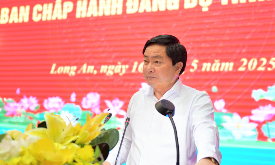Tỉnh ủy Long An tổ chức hội nghị Ban Chấp hành Đảng bộ tỉnh khóa XI