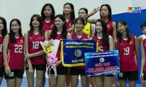 VTV Bình Điền Long An mất ngôi vô địch tại Giải bóng chuyền trẻ Quốc gia 2025