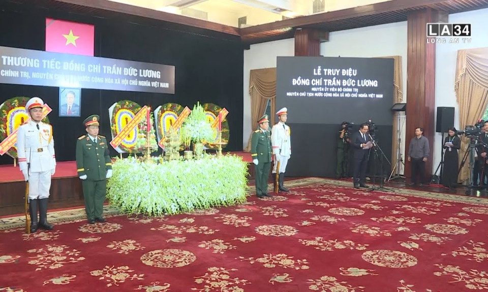 Lễ truy điệu nguyên Chủ tịch nước Trần Đức Lương