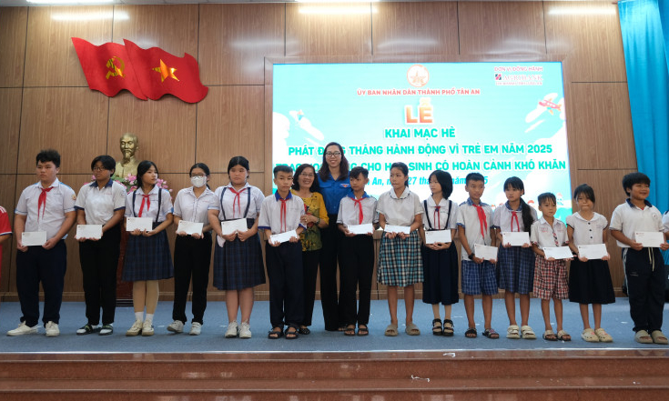 TP.Tân An: Khai mạc hè và phát động Tháng hành động Vì trẻ em năm 2025