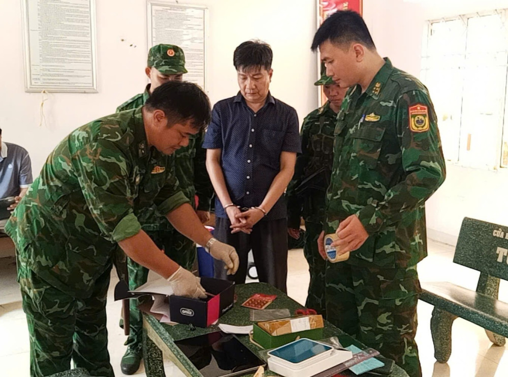 Đối tượng Phạm Mạnh Tân bị bắt giữ