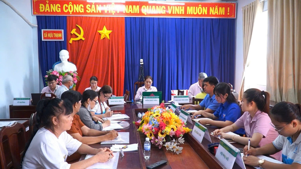 Phòng giao dịch Ngan hàng Chính sách xã hội huyện Đức Hòa đẩy mạnh chuyển đổi số quản lý nguồn vốn ủy thác với các tổ chức chính trị - xã hội