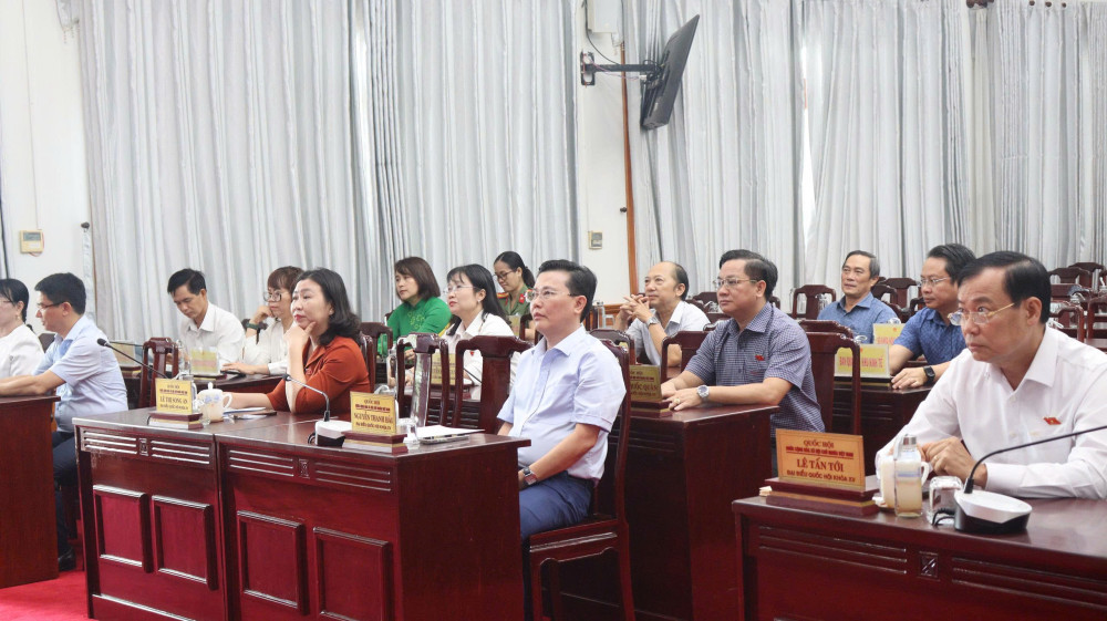 Đoàn đại biểu Quốc hội khoá XV đơn vị tỉnh Long An đã hoàn thành tốt nhiệm vụ trước cử tri và nhân dân