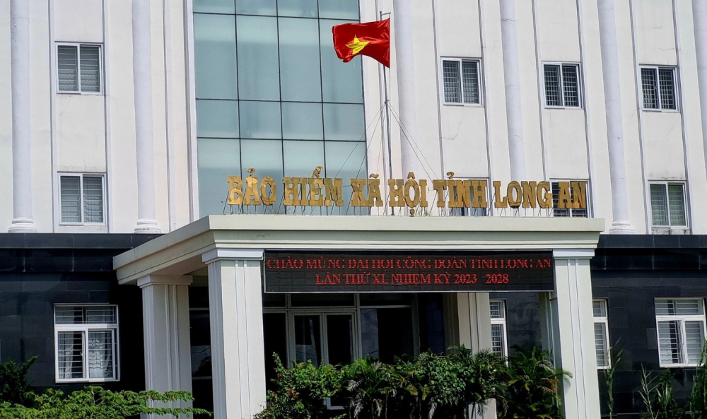 Trụ sở Bảo hiểm xã hội khu vực XXIX đặt tại số 8, Quốc lộ 1, phường 4, TP.Tân An, tỉnh Long An