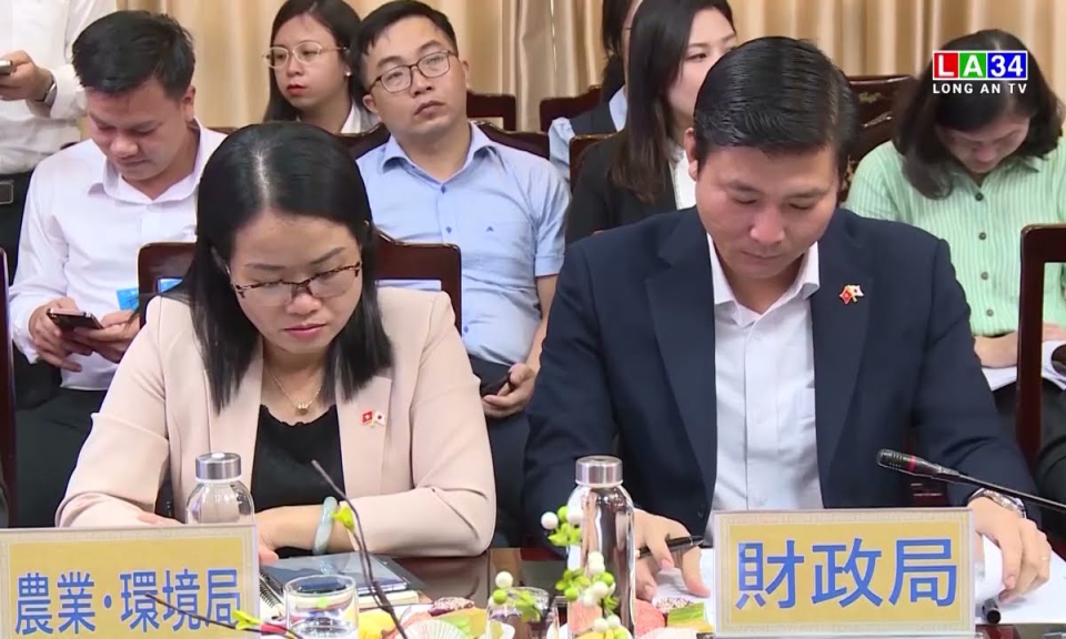 Lãnh đạo tỉnh Long An tiếp và làm việc với Đoàn công tác tỉnh Yamanashi (Nhật Bản)