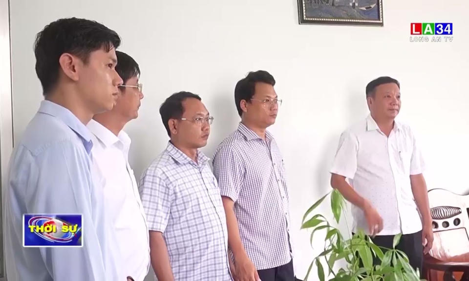 Tân Trụ: Khảo sát bố trí trụ sở làm việc các xã mới sau sáp nhập
