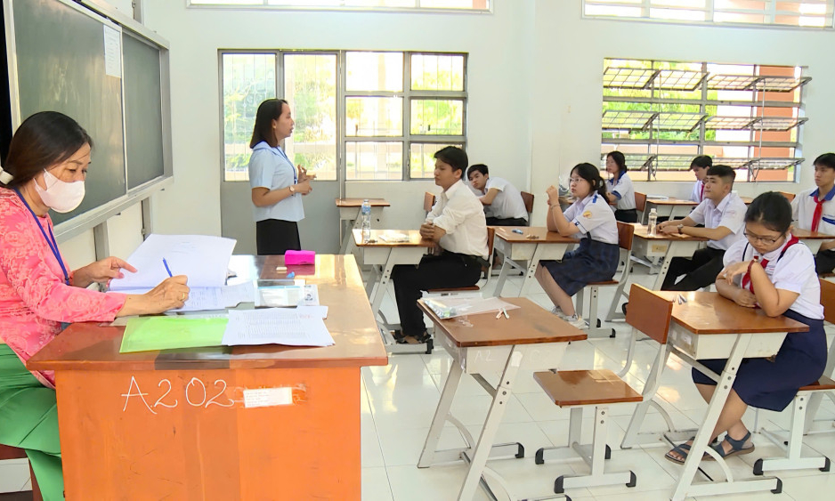 Thí sinh Long An hoàn thành ngày thi đầu tiên Kỳ thi tuyển sinh vào lớp 10 năm học 2025-2026