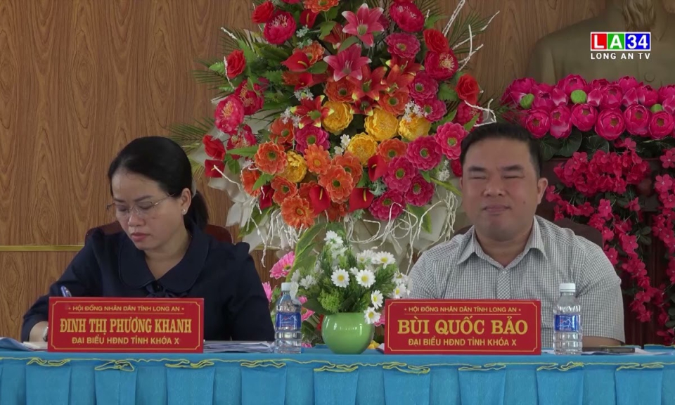 Tân Thạnh: Đại biểu HĐND tỉnh tiếp xúc cử tri