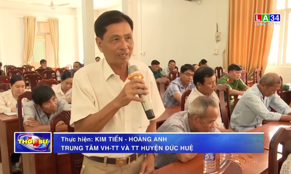 Đức Huệ: Đại biểu HĐND tỉnh tiếp xúc cử tri