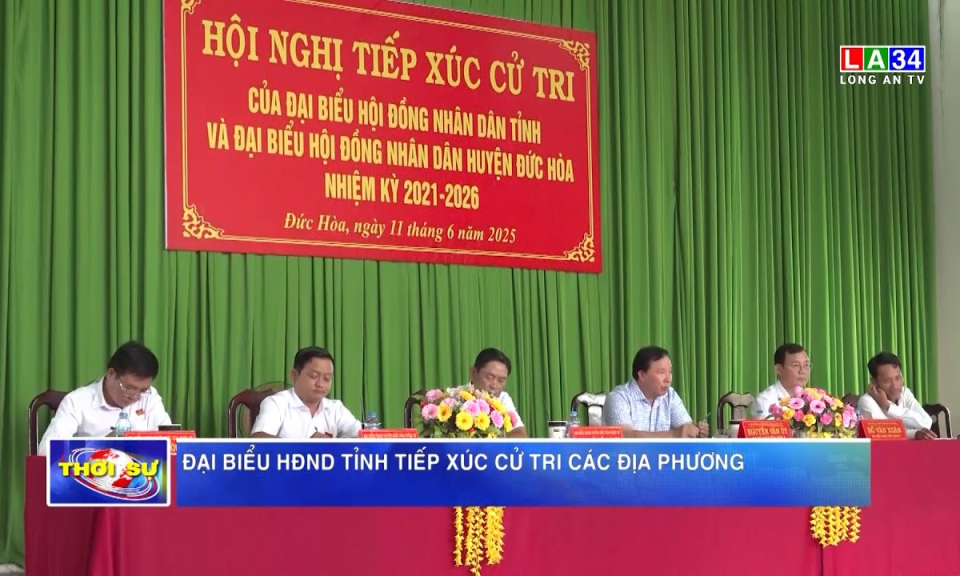 Đại biểu HĐND tỉnh tiếp xúc cử tri các địa phương