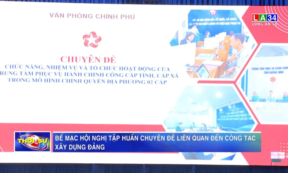 Bế mạc Hội nghị tập huấn chuyên đề liên quan đến công tác xây dựng Đảng