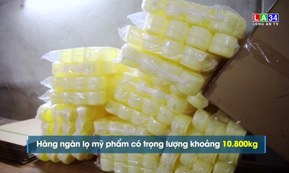 Công an Tây Ninh triệt phá đường dây sản xuất tiêu thụ mỹ phẩm giả