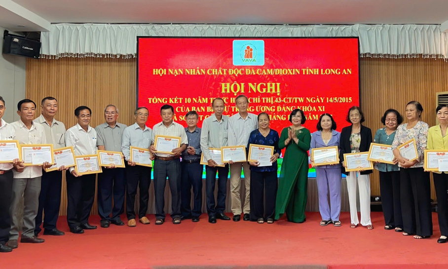 Long An vận động 124 tỉ đồng hỗ trợ nạn nhân chất độc da cam
