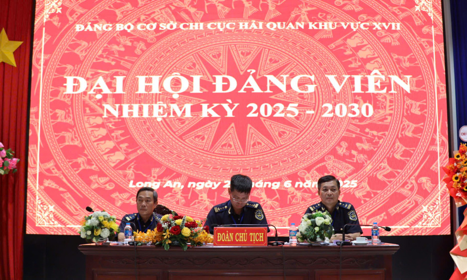 Đảng bộ cơ sở Chi cục Hải quan khu vực XVII đề ra 9 chỉ tiêu trong nhiệm kỳ mới 