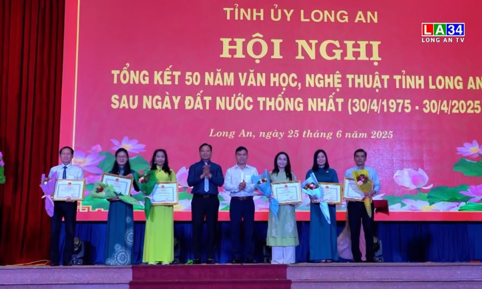 Hội nghị tổng kết 50 năm văn học, nghệ thuật tỉnh Long An
