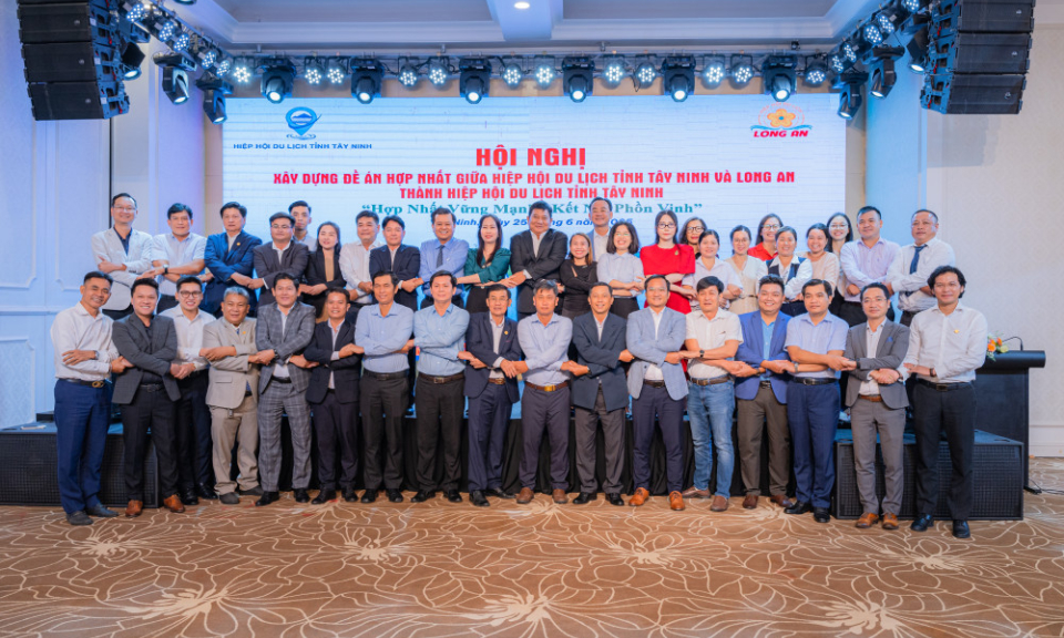 Thống nhất phương án hợp nhất Hiệp hội Du lịch hai tỉnh Tây Ninh – Long An