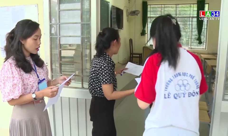 Thí sinh Long An hoàn thành ngày thi đầu tiên kỳ thi tốt nghiệp THPT 2025