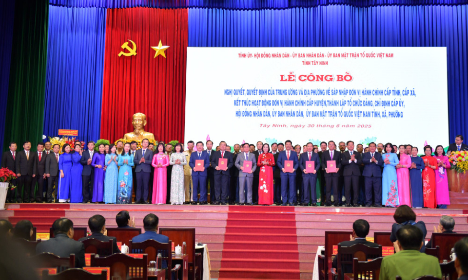 Thành lập tỉnh Tây Ninh mới – khơi thông mọi nguồn lực để phát triển