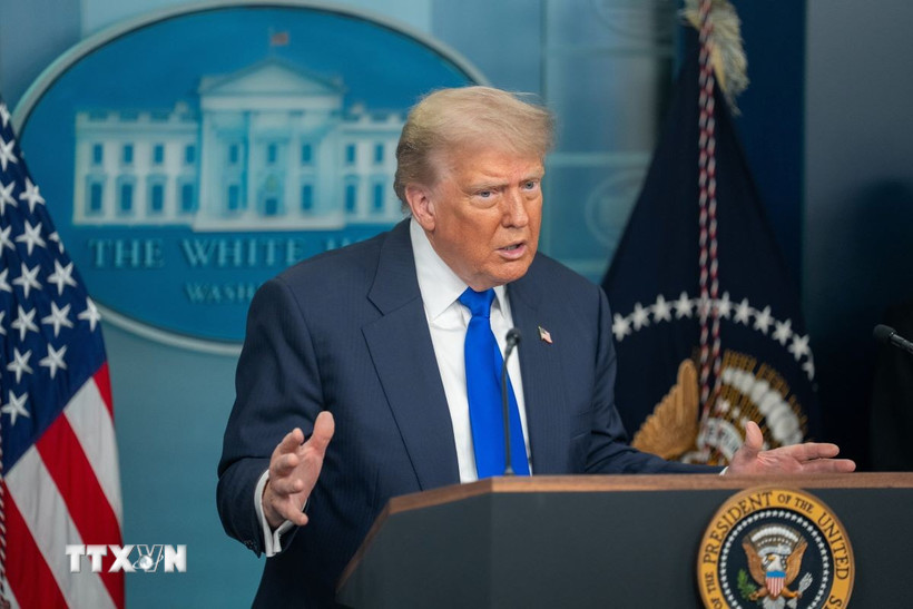 Tổng thống Mỹ Donald Trump. (Ảnh: THX/TTXVN)