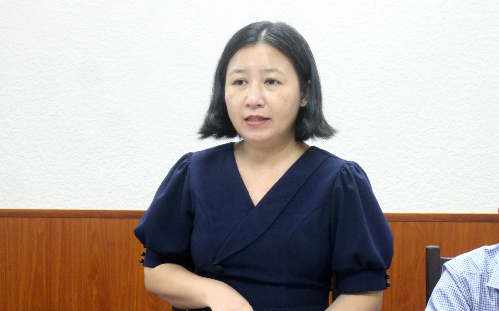 Đại diện các sở, ngành tỉnh phát biểu tại buổi làm việc