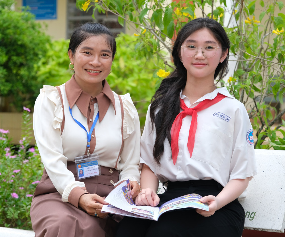 Bùi Lê Kim Thi (Trường THCS Nguyễn Văn Chiêu) - “bông hoa nhỏ” tiêu biểu trong học tập và rèn luyện theo gương Bác Hồ