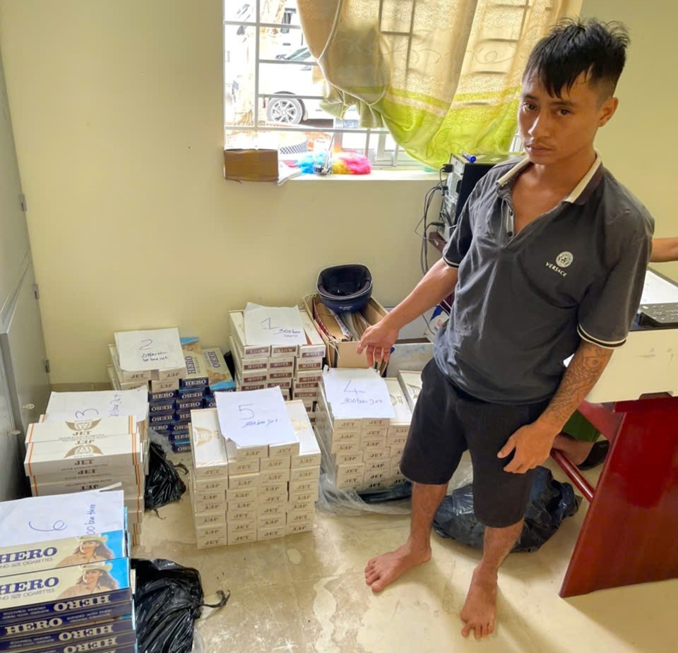 Đối tượng Lê Tấn Tài (ảnh Minh Tuấn)