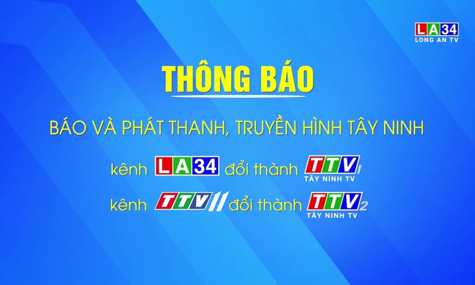 Thông báo đổi logo Báo và Phát thanh, Truyền hình Tây Ninh