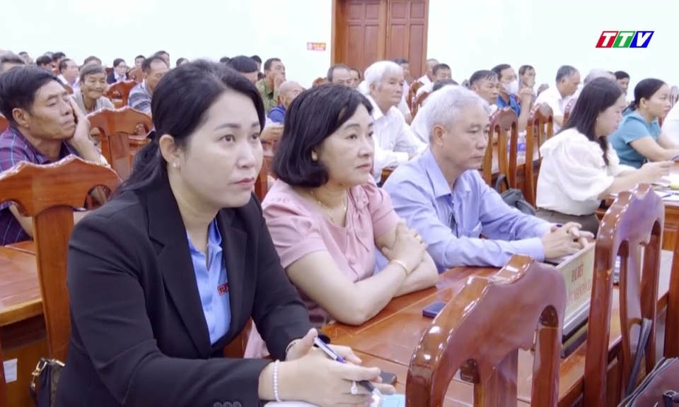 Tây Ninh: Đại biểu Quốc hội khóa XV(15) tiếp xúc cử tri xã Bến Cầu