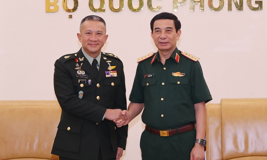 Đại tướng Phan Văn Giang tiếp Tư lệnh Lực lượng Quốc phòng Thái Lan
