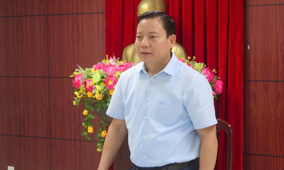 Phó Chủ tịch UBND tỉnh - Phạm Tấn Hòa thăm, làm việc với Sở Khoa học và Công nghệ