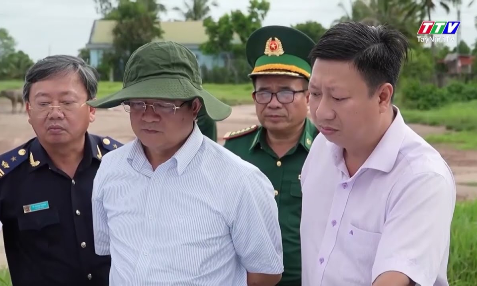 Bí thư Tỉnh ủy khảo sát các Cửa khẩu Quốc tế và tiến độ triển khai dự án đường cao tốc TP.HCM - Mộc Bài