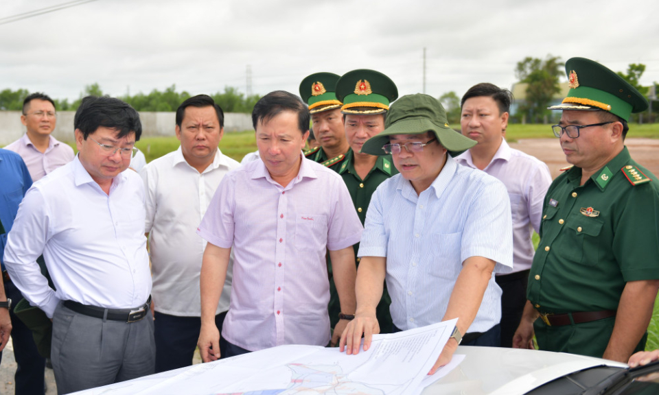 Bí thư Tỉnh ủy – Nguyễn Văn Quyết khảo sát thực tế các Cửa khẩu Quốc tế và tiến độ triển khai dự án đường cao tốc TP.HCM - Mộc Bài
