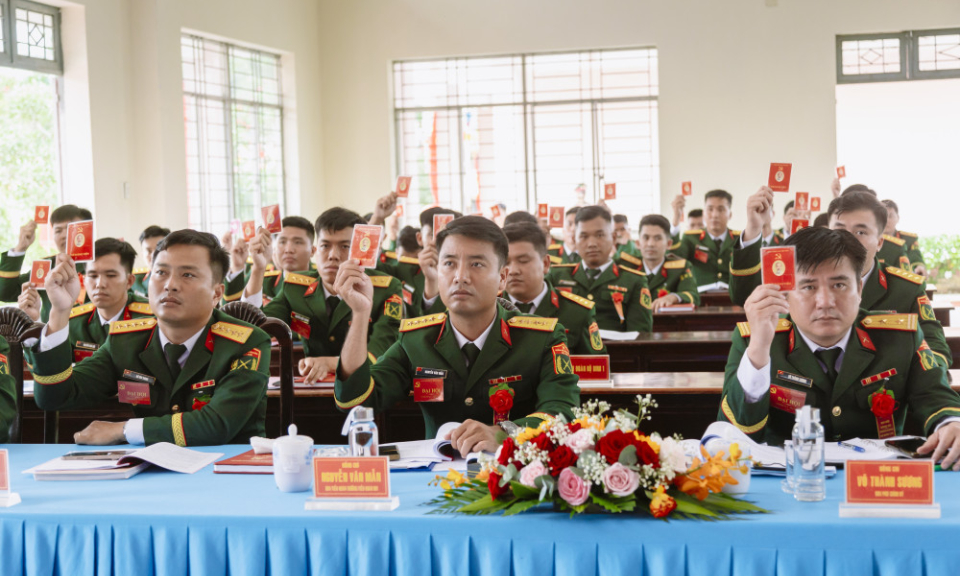 Đảng bộ Trung đoàn Bộ binh 738 tổ chức thành công Đại hội nhiệm kỳ 2025 – 2030 