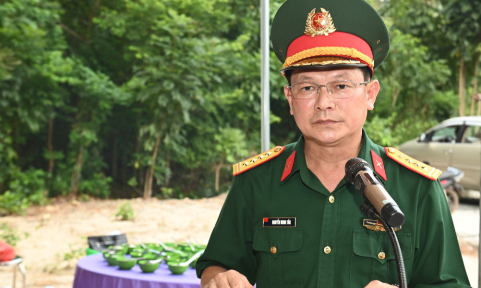 Tưởng niệm hài cốt liệt sĩ quân tình nguyện và chuyên gia Việt Nam hy sinh tại Campuchia