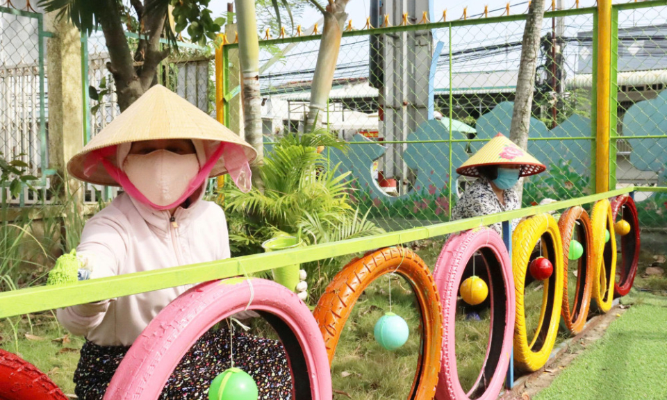 Các trường trên địa bàn xã Mỹ Lộc chuẩn bị cho năm học mới