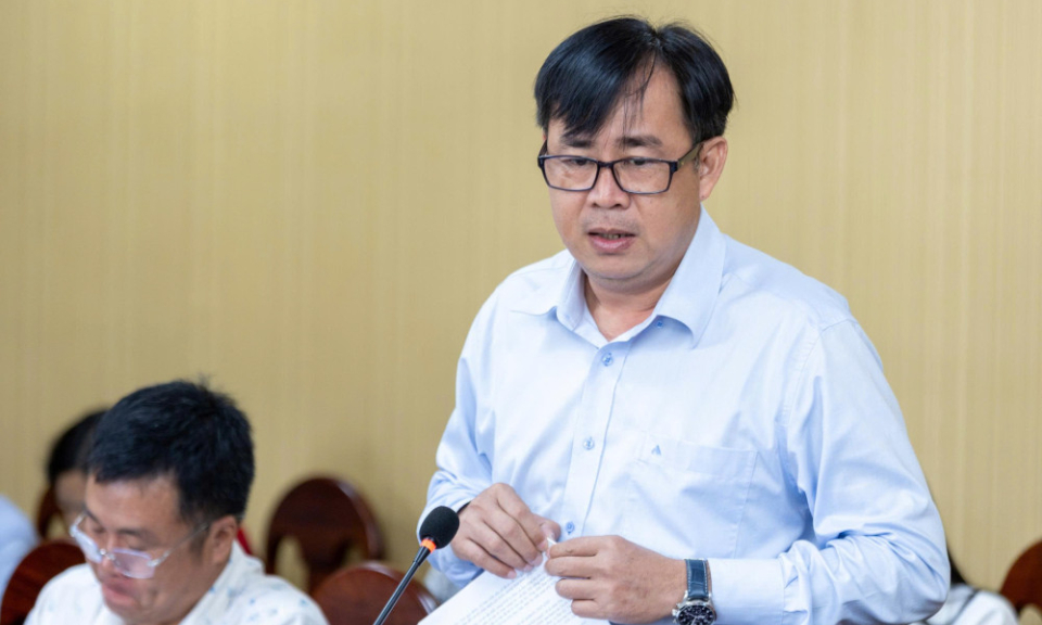 Trưởng ban Tổ chức Tỉnh ủy Võ Đức Trong làm việc với Thường trực Đảng ủy các xã