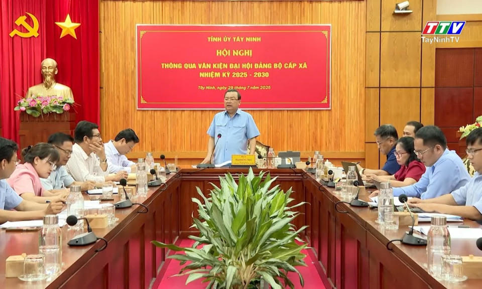 Lãnh đạo tỉnh góp ý dự thảo văn kiện đại hội Đảng bộ phường Gia Lộc