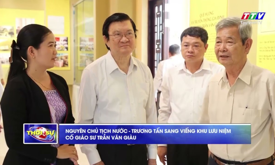 Nguyên Chủ tịch nước – Trương Tấn Sang viếng Khu lưu niệm cố Giáo sư Trần Văn Giàu