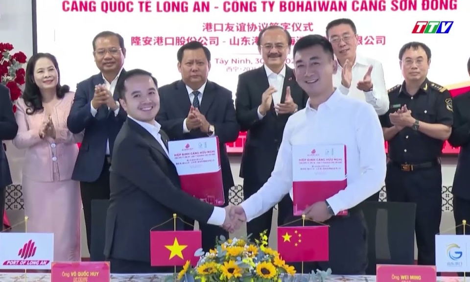 Cảng Quốc tế Long An ký kết hợp tác chiến lược với đối tác Trung Quốc