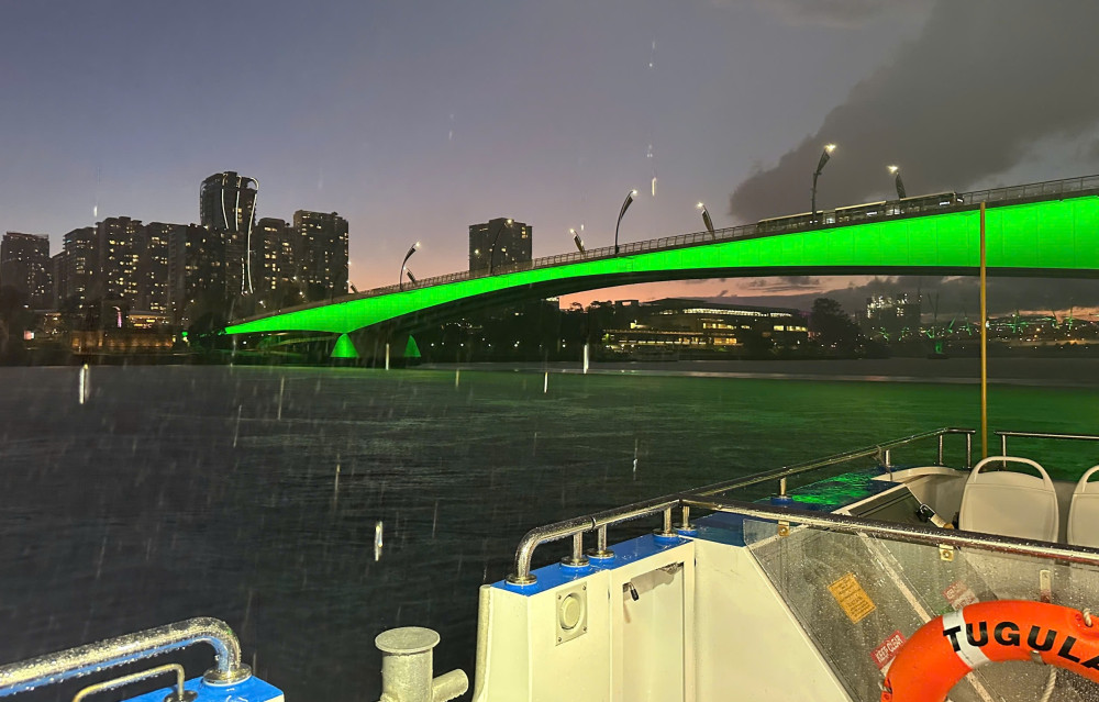 Bến tàu Ferry UQ tại TP.Brisbane, bang Queensland (Úc)