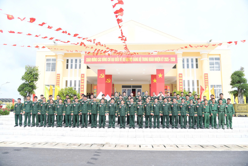 Đại biểu dự Đại hội Đảng bộ Trung đoàn 174, nhiệm kỳ 2025 - 2030