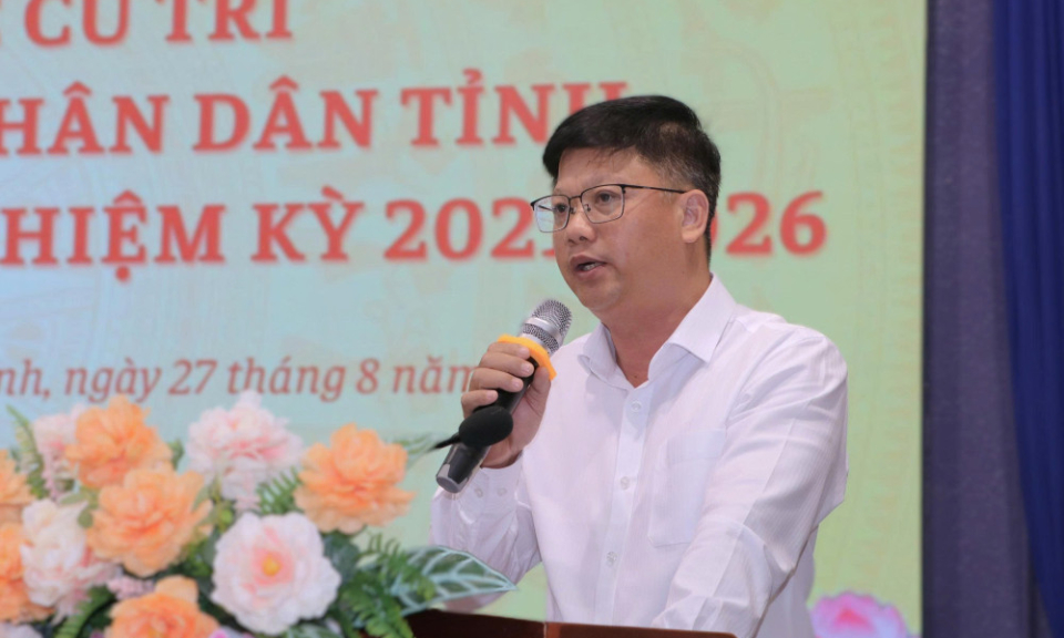 Cử tri phường Tân Ninh phản ánh các vấn đề về hạ tầng, y tế và an ninh trật tự
