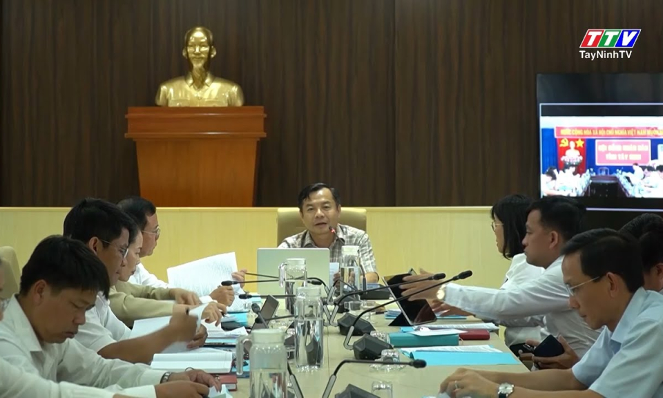 Thẩm tra các nội dung trình tại Kỳ họp thứ 2, HĐND tỉnh Tây Ninh