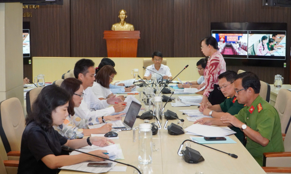 Ban Pháp chế HĐND tỉnh thẩm tra các nội dung tư pháp, nội chính